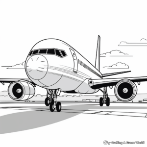Military Airplanes Coloring Pages 3