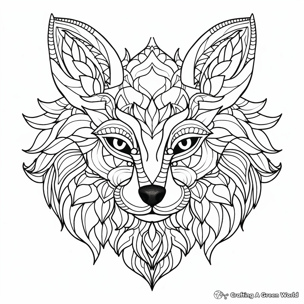 Mindfulness Animal Totem Coloring Pages 3