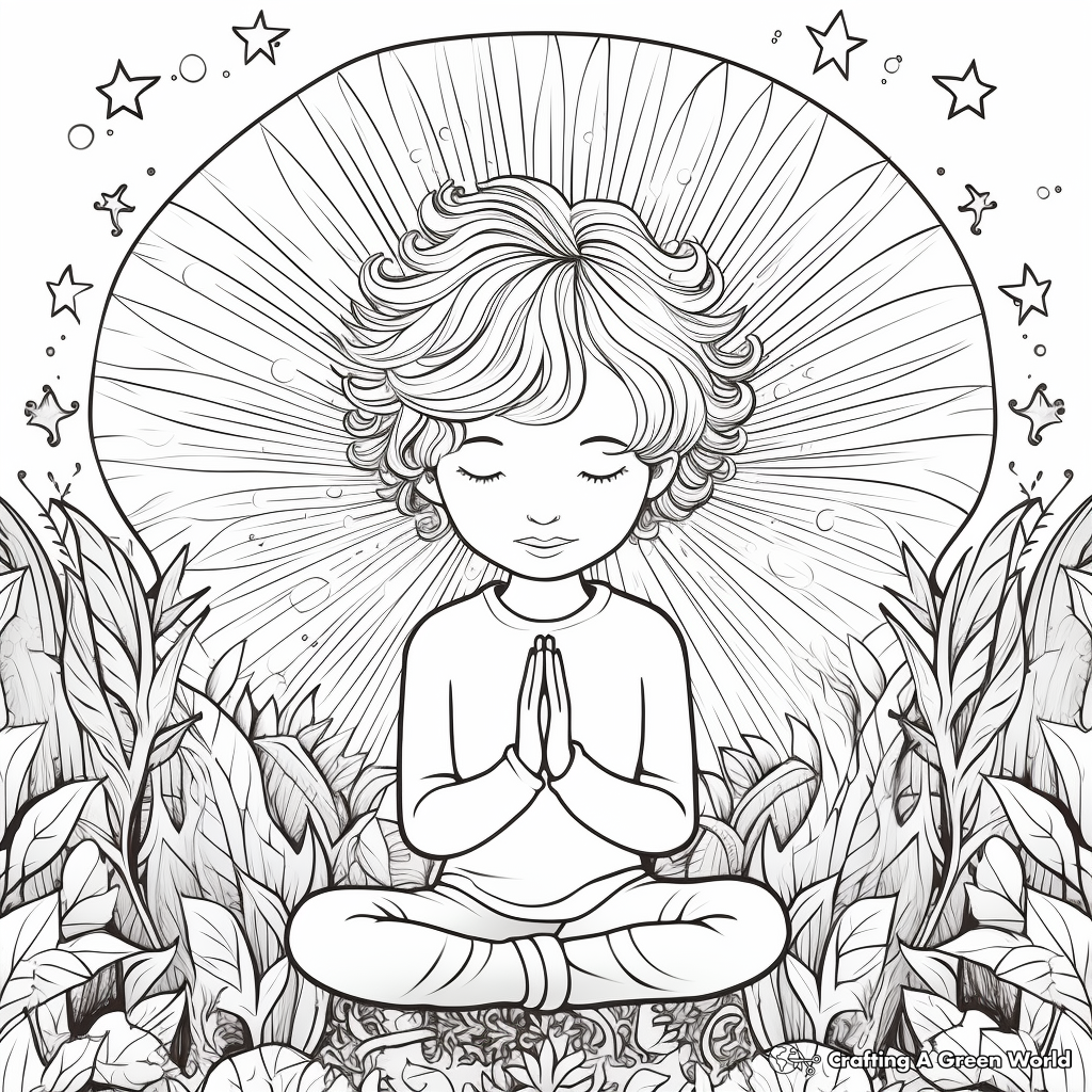 Mindfulness Coloring Pages with Encouraging Words 1
