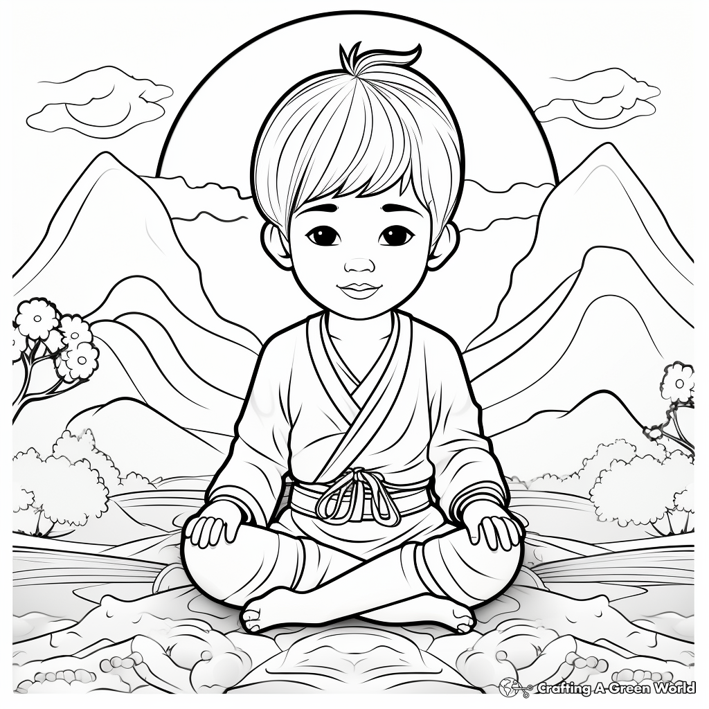 Mindfulness Coloring Pages with Encouraging Words 3