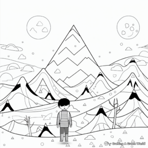 Minimalism-Inspired Aesthetic Coloring Pages 2