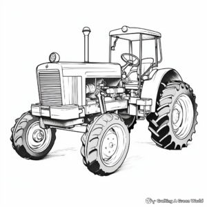 Minneapolis-Moline Tractor Coloring Pages for Unique Designs 1