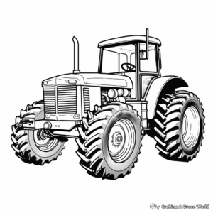 Minneapolis-Moline Tractor Coloring Pages for Unique Designs 2