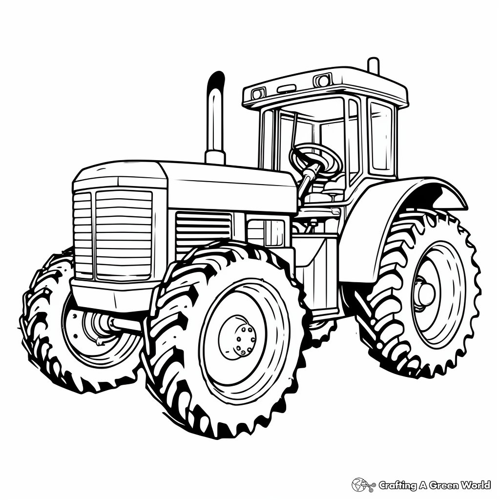 Minneapolis-Moline Tractor Coloring Pages for Unique Designs 4
