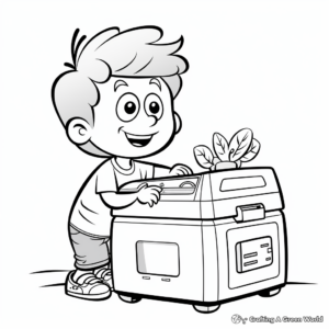 Modern Wireless Printer Coloring Pages 4