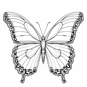Monarch Butterfly Habitat Coloring Pages 4