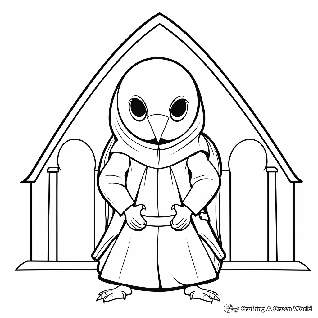Monk Quaker Parakeet Coloring Pages for Kids 2