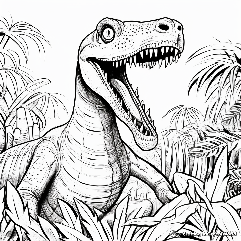 Monstrous Brachiosaurus Coloring Pages 4