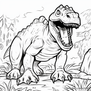 Monstrous Megalosaurus Coloring Pages 2