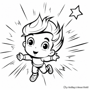 Mythological Shooting Star Coloring Pages 1
