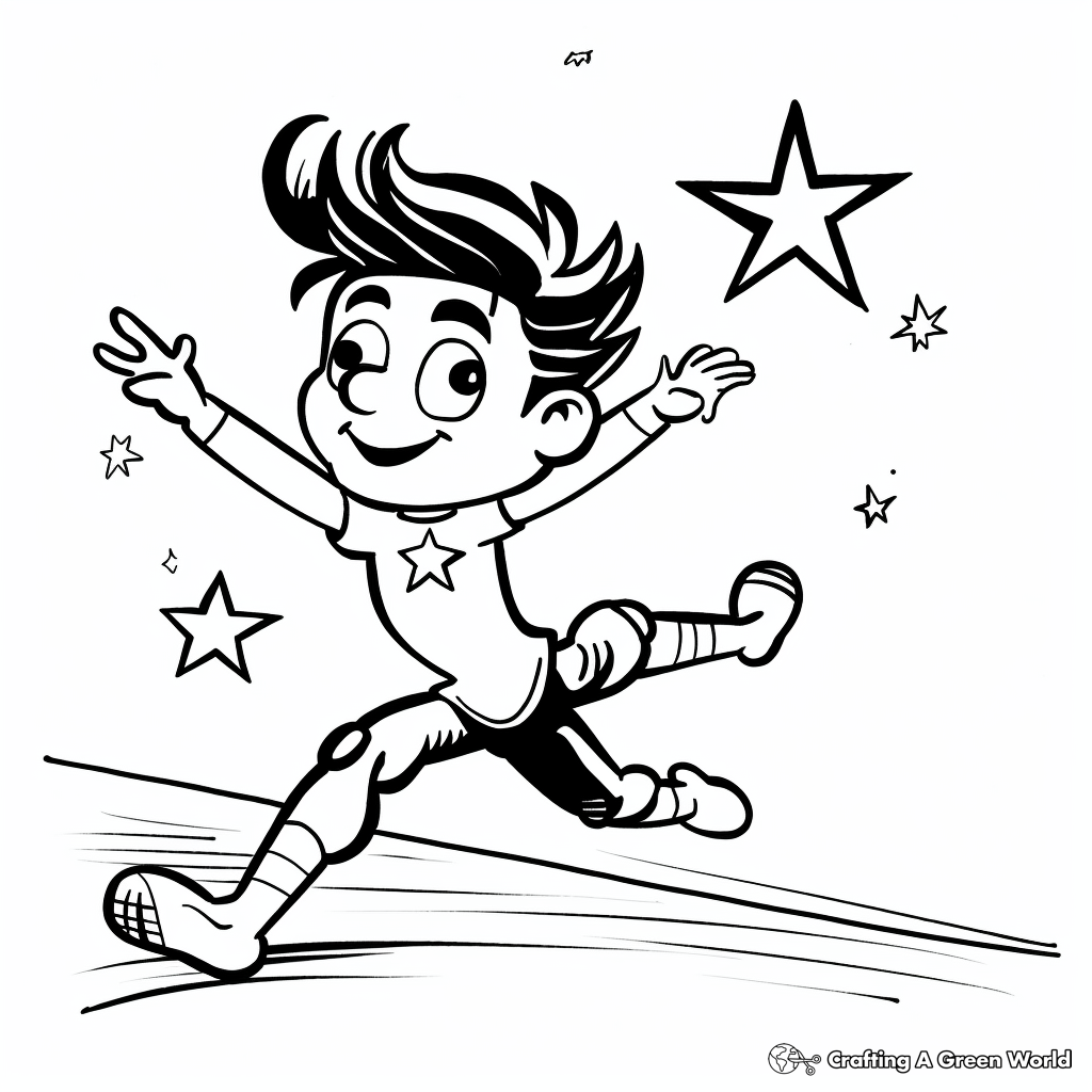 Mythological Shooting Star Coloring Pages 2