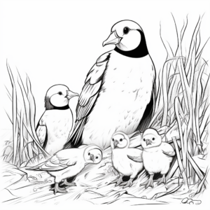 Nesting Puffin Coloring Pages for Bird Watchers 4