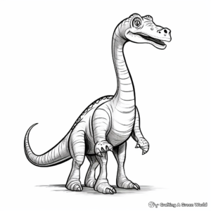Nigersaurus Coloring Pages for Children 2
