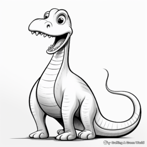 Nigersaurus Coloring Pages for Children 3
