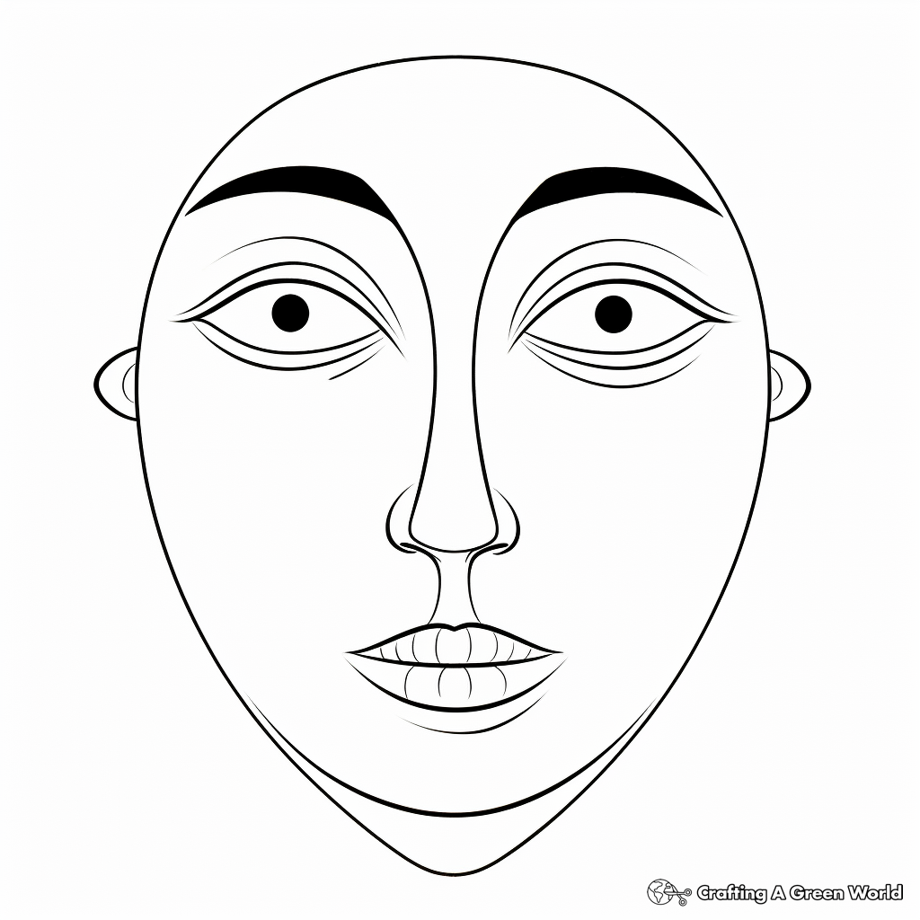 Noses from Around the World Coloring Pages 4