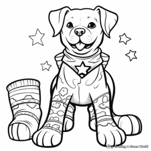 Novelty Socks Coloring Pages: Animal, Superhero, and More! 4