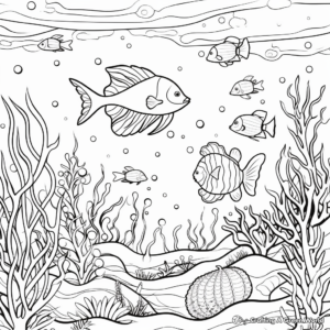 Ocean and its Creatures Creation Coloring Pages 4