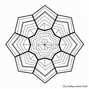 Octagon Shape Coloring Sheets for Practice 3