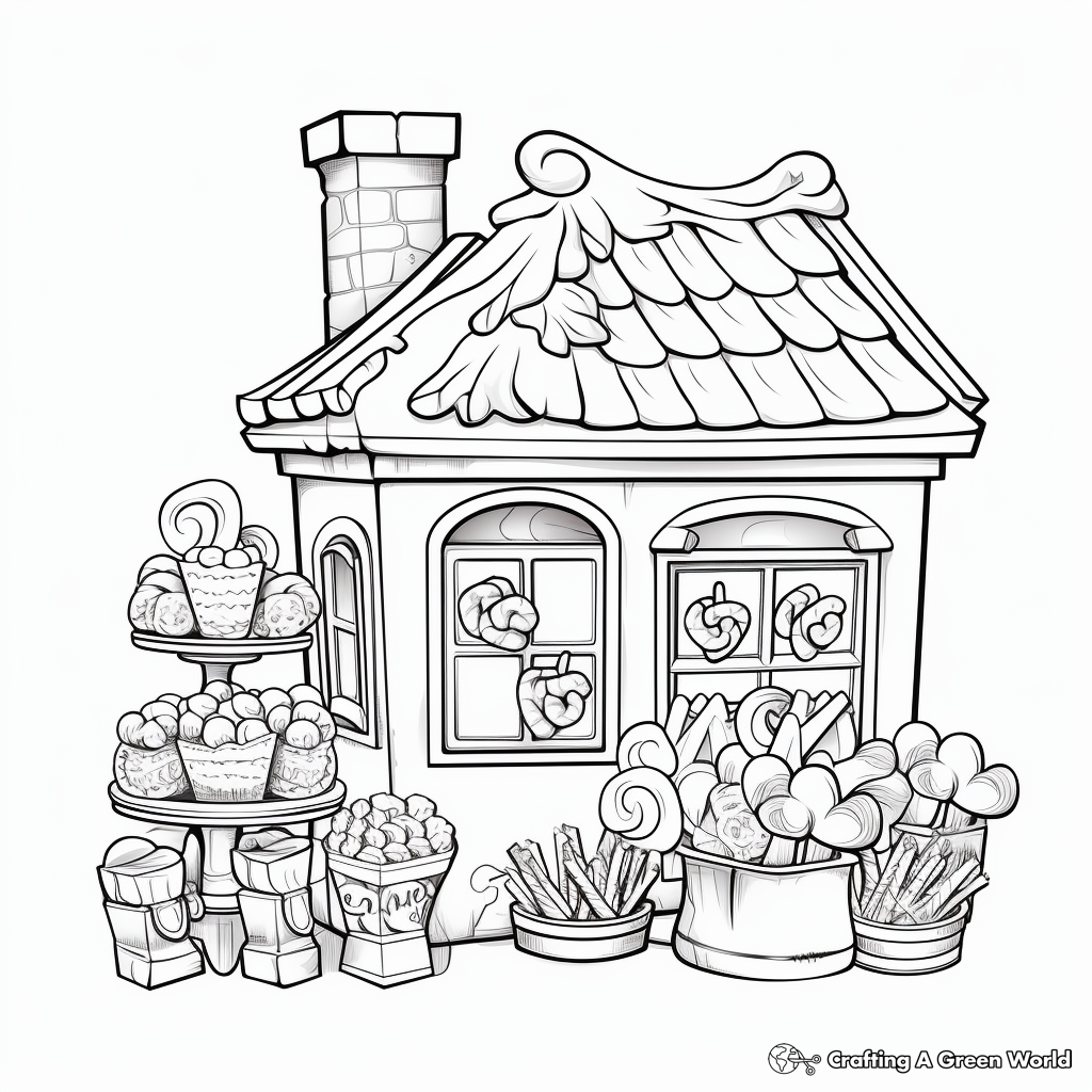 Old-Fashioned Hard Candies Coloring Pages 2