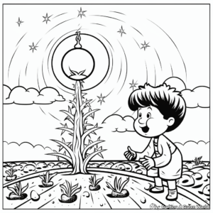 Onion Garden Coloring Pages: From Seed to Harvest 1