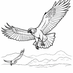 Osprey and Prey Coloring Pages 2