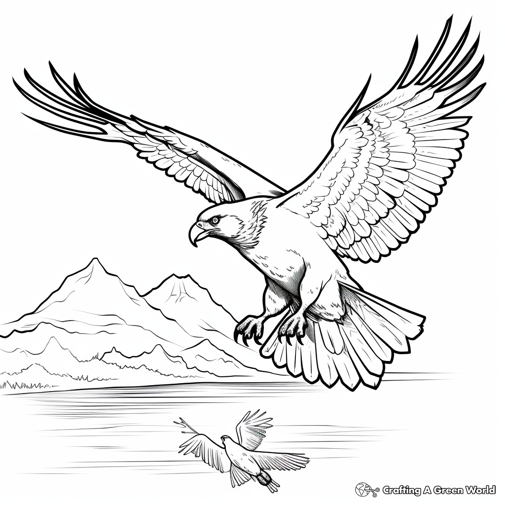 Osprey and Prey Coloring Pages 3