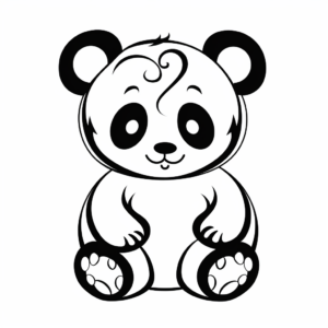 Panda Bear Coloring Pages: A Twist onto a Classic 2
