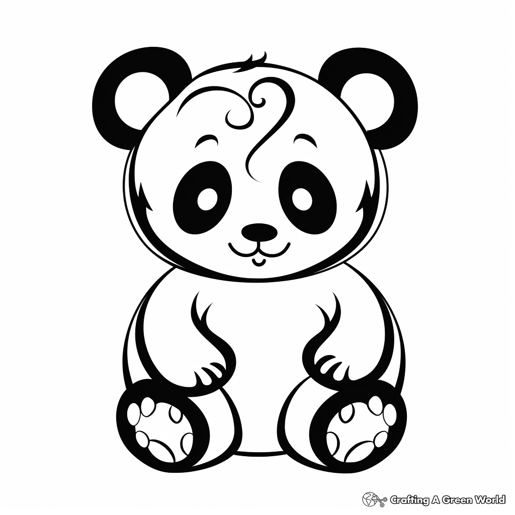 Panda Bear Coloring Pages: A Twist onto a Classic 2