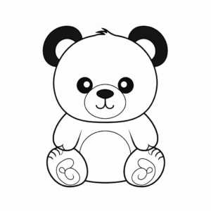 Panda Bear Coloring Pages: A Twist onto a Classic 4