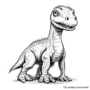 Patagotitan Dinosaur Coloring Pages for Kids 1