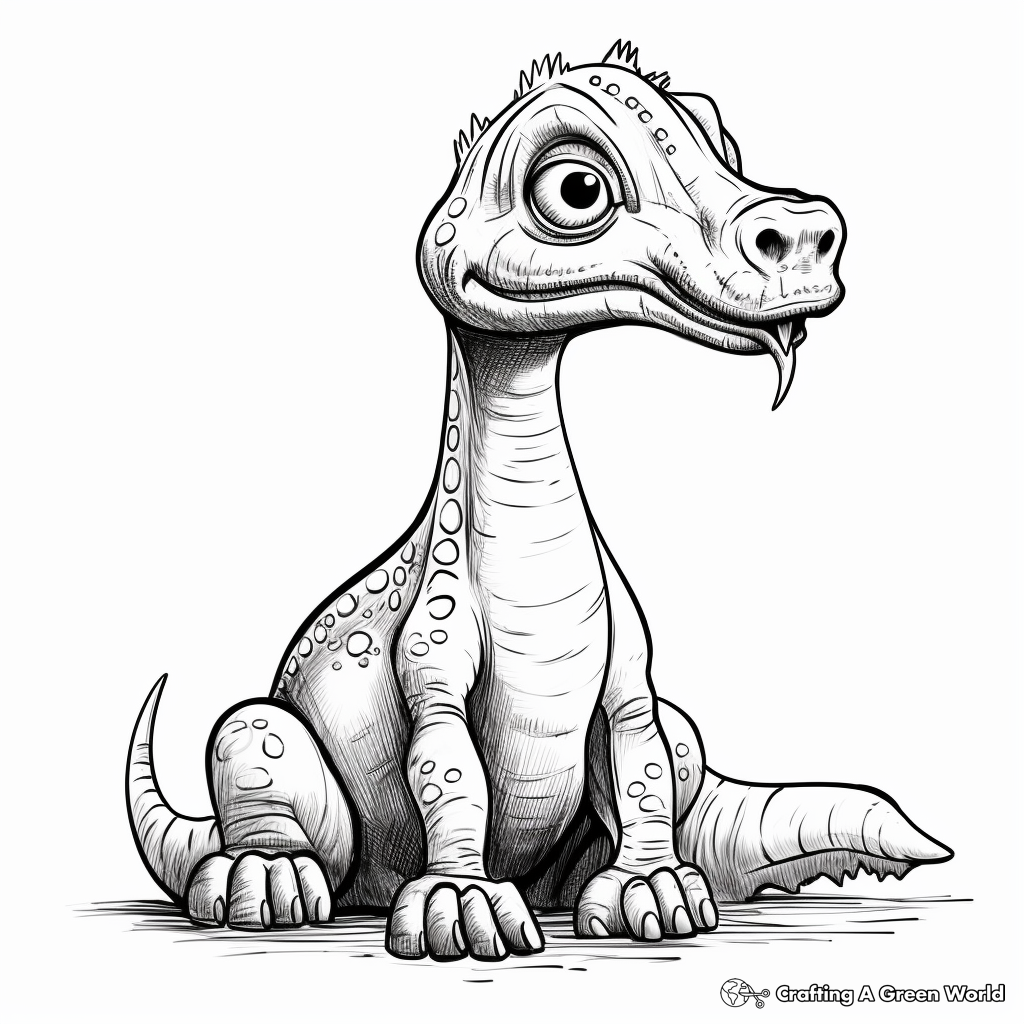 Patagotitan Dinosaur Coloring Pages for Kids 2