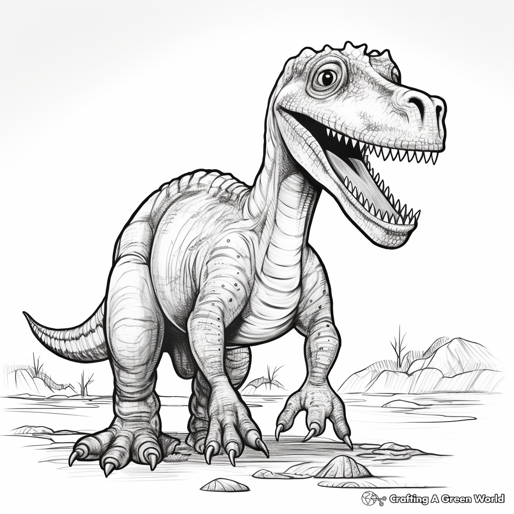 Patagotitan Dinosaur Coloring Pages for Kids 3