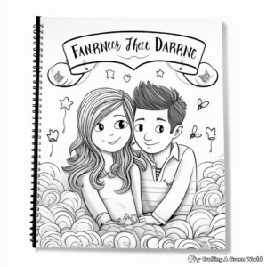 Personalized Anniversary Coloring Pages 2