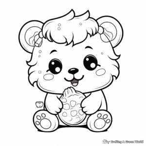 Playful Gummy Bear Coloring Pages 3