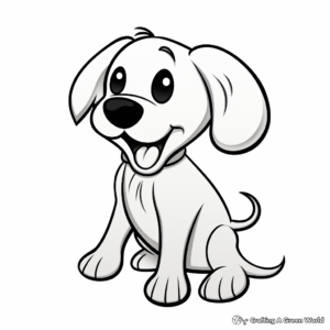 Pluto and His Toys Coloring Pages for Toddlers 2