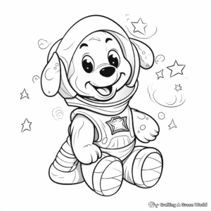 Pluto Christmas Coloring Pages: Fun for the Holidays 3