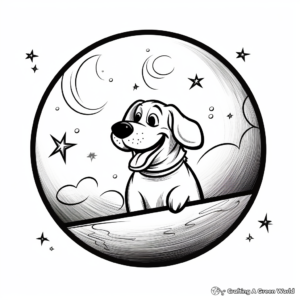 Pluto Christmas Coloring Pages: Fun for the Holidays 4