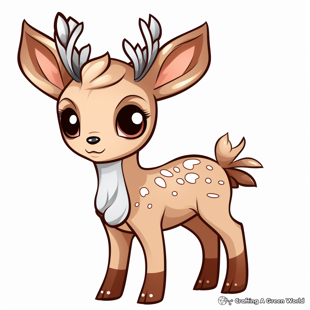 Pokemon Deerling Coloring Pages 4
