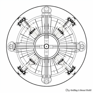Polarity Lesson: North and South Pole Magnet Coloring Page 4