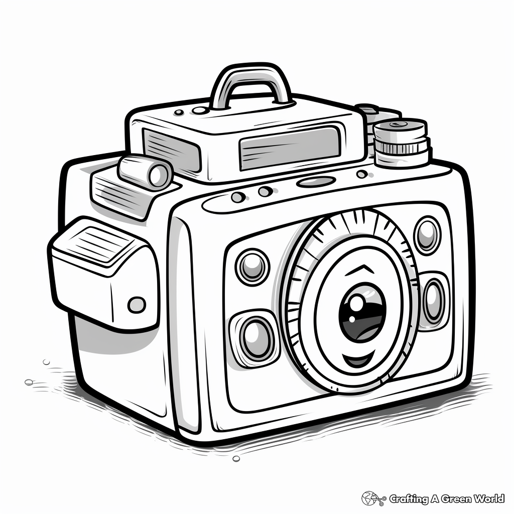 Portable Photo Printer Coloring Pages 2