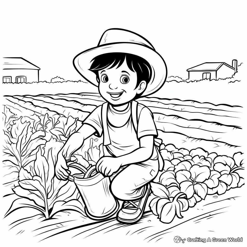 Print-and-Go Zucchini Coloring Pages 1