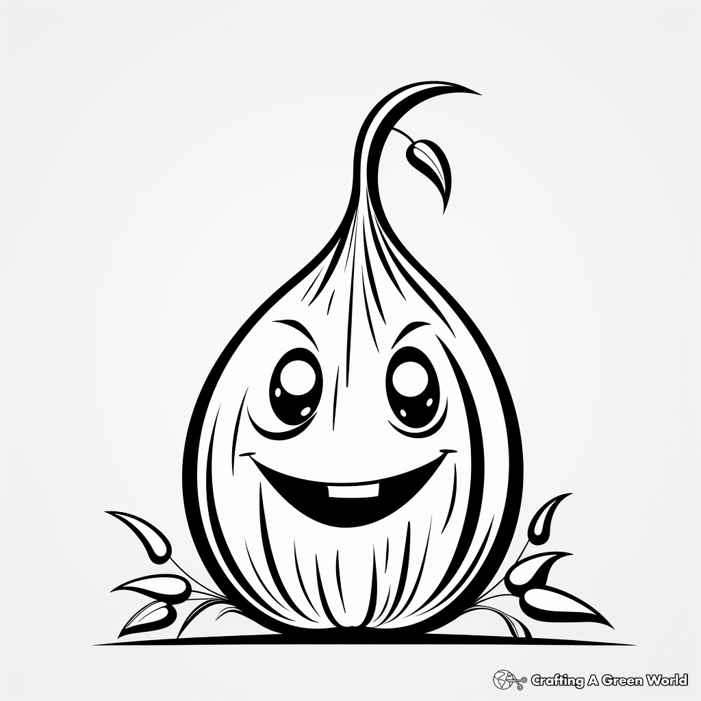 Printable Abstract Onion Coloring Pages for Artists 1
