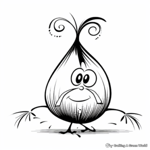 Printable Abstract Onion Coloring Pages for Artists 3