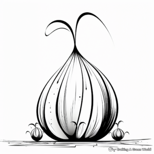 Printable Abstract Onion Coloring Pages for Artists 4
