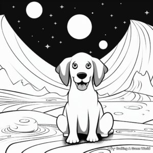 Printable Abstract Pluto Coloring Pages for Artists 3