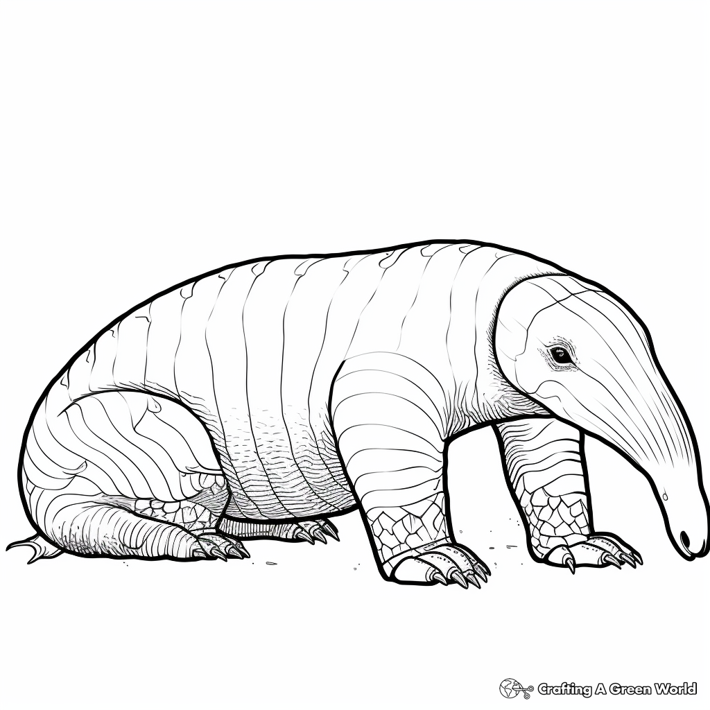 Printable Anteater Activity Coloring Pages 1