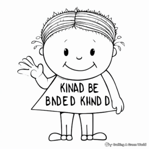 Printable Be Kind Coloring Pages 2