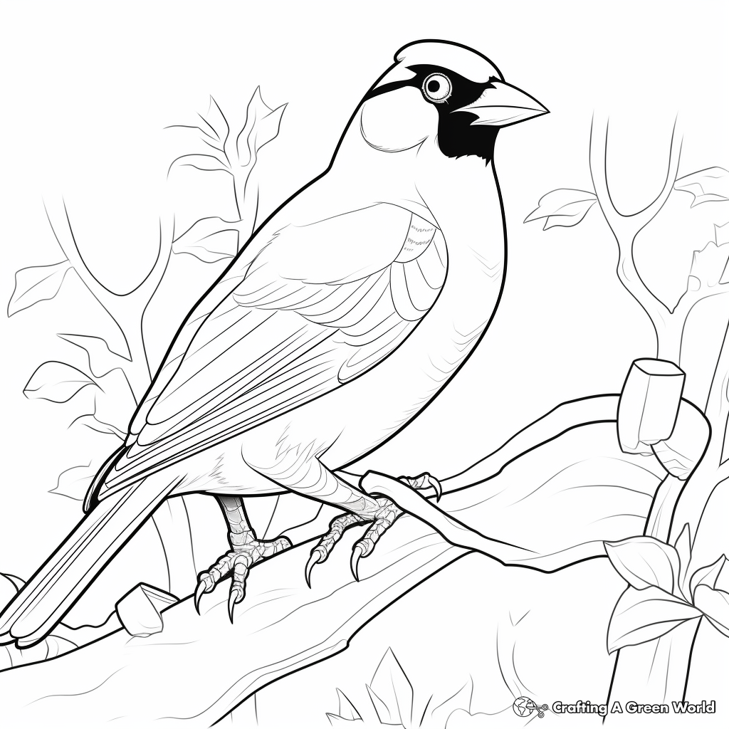Printable Black-Billed Mountain Toucan Coloring Pages 3
