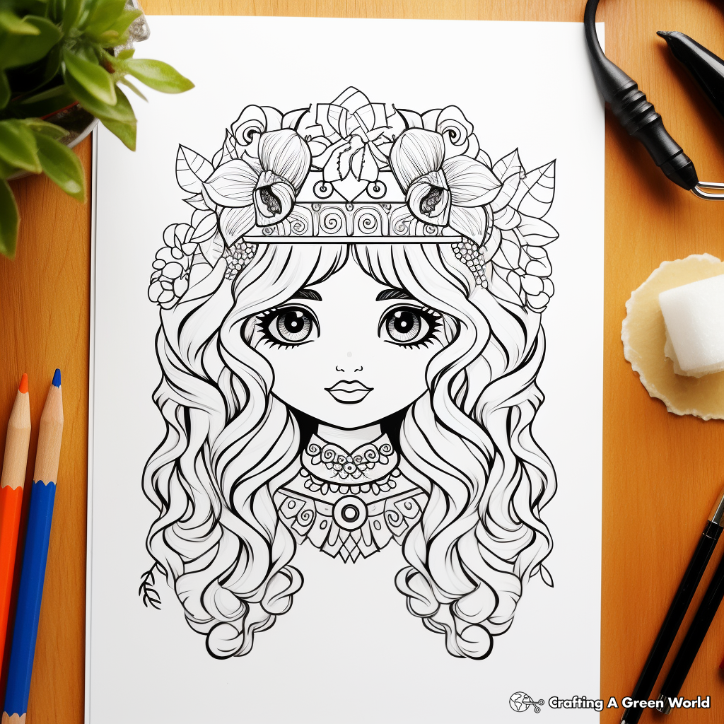 Printable Boho Rainbow Coloring Pages for Artists 2