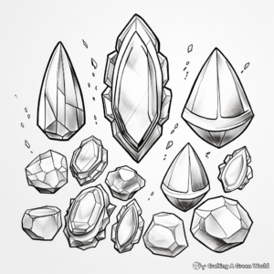 Printable Chakra Stones Coloring Pages 4
